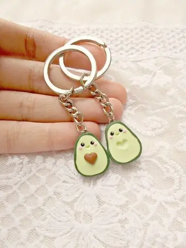 Avocado Friendship  Keychain